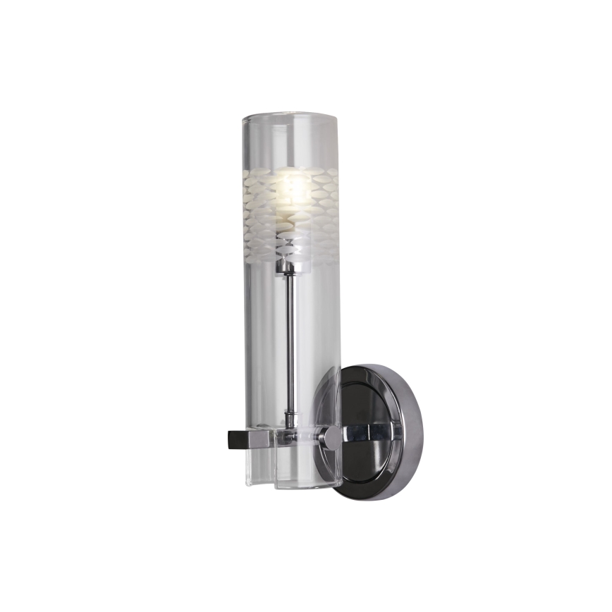 Searchlight - Bathroom wall light SCOPE 1xG9/7W/230V IP44 shiny chrome