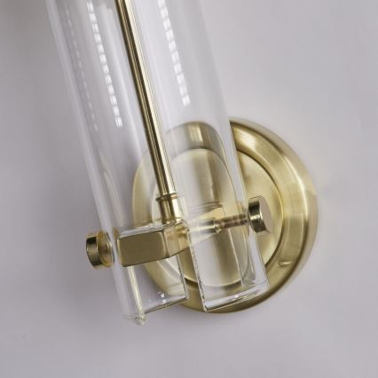 Searchlight - Bathroom wall light SCOPE 1xG9/7W/230V IP44 brass