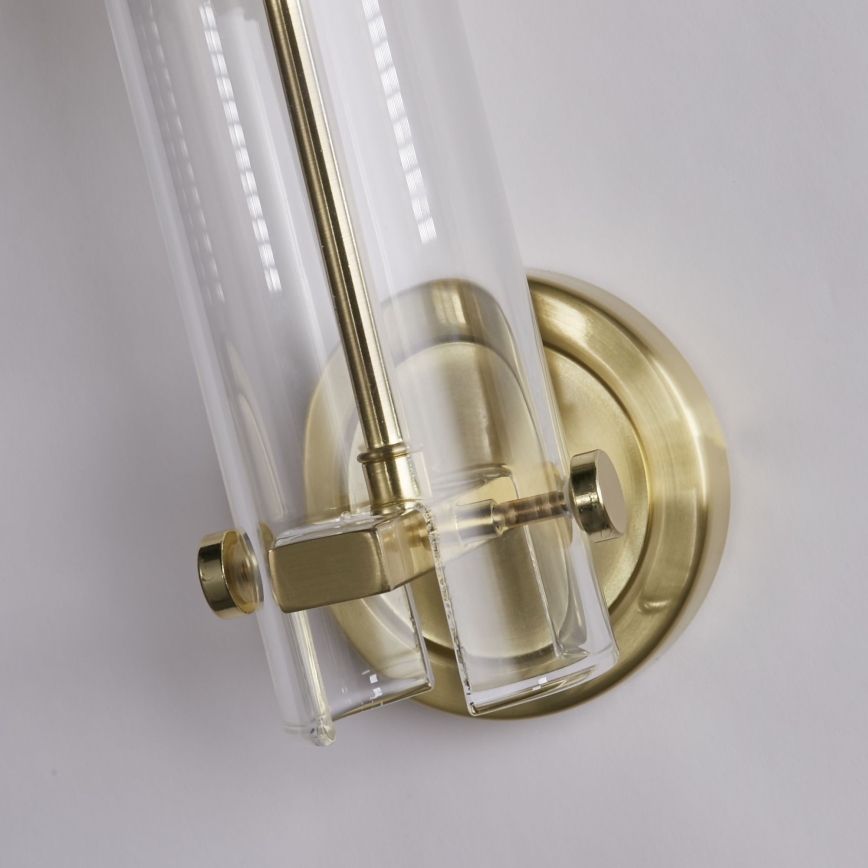 Searchlight - Bathroom wall light SCOPE 1xG9/7W/230V IP44 brass