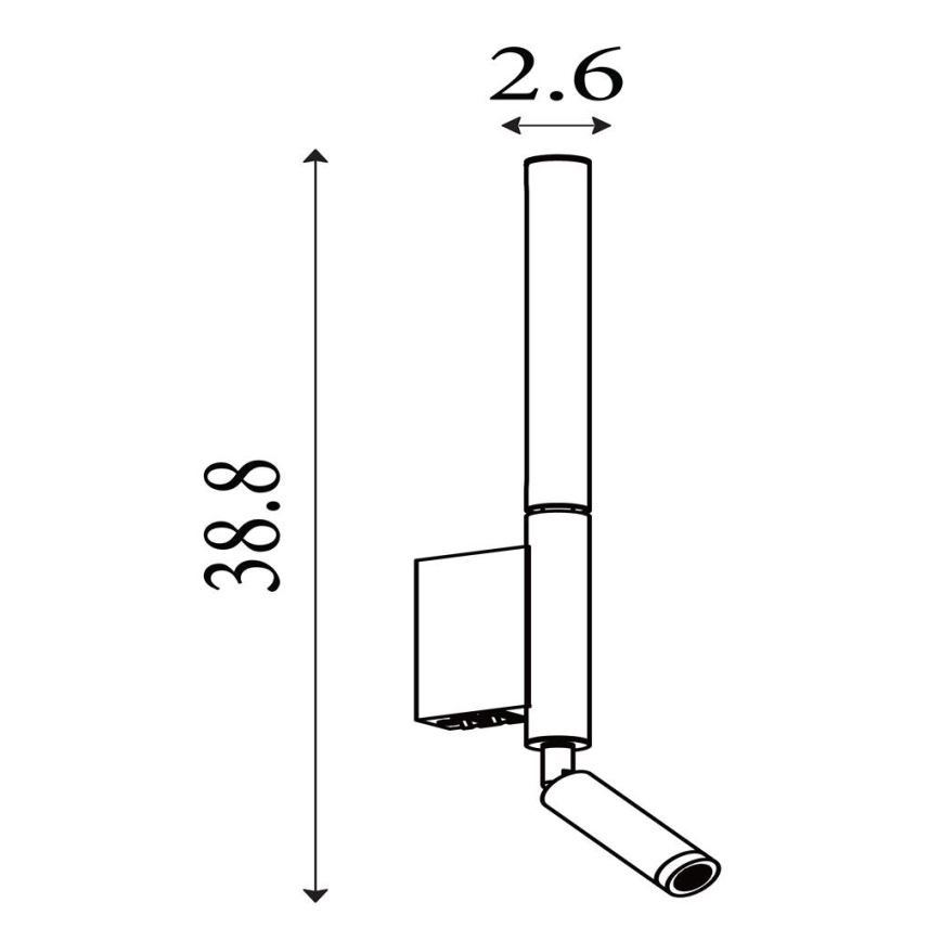 Searchlight - LED Spotlight ARCHITECT LED/7W/230V, Black