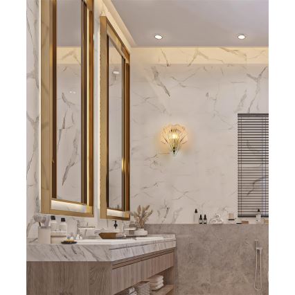 Searchlight - SHELL Wall Light 1xG9/7W/230V Smoked