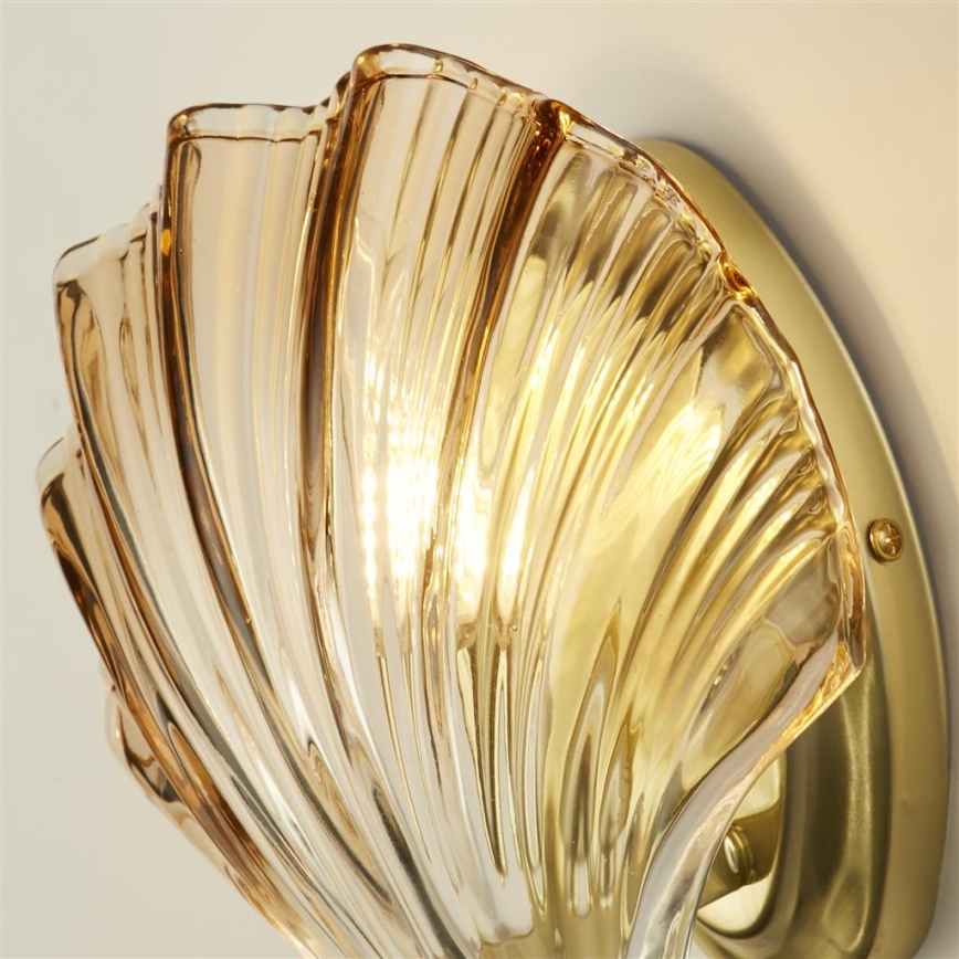 Searchlight - SHELL Wall Light 1xG9/7W/230V Smoked