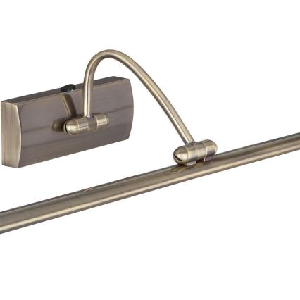 Searchlight - LED Picture light LED/3W/230V brass