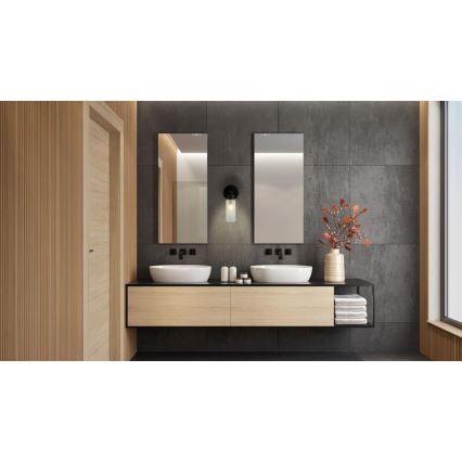 Searchlight - IMPERIAL Wall Light 1xG9/7W/230V Black