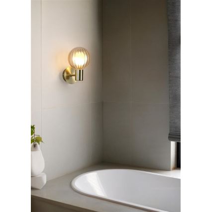 Searchlight - Wall sconce LUMINSPHERE 1xG9/7W/230V Brass