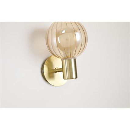 Searchlight - Wall sconce LUMINSPHERE 1xG9/7W/230V Brass