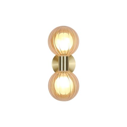 Searchlight - LUMINSPHERE Wall Light 2xG9/7W/230V Brass