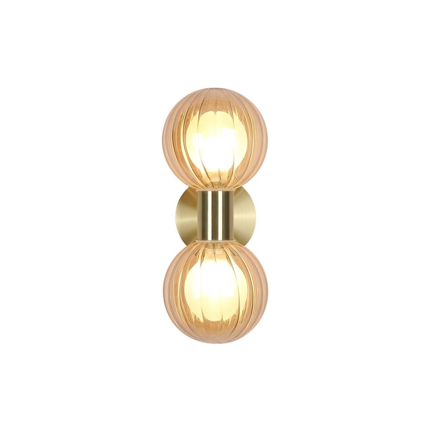 Searchlight - LUMINSPHERE Wall Light 2xG9/7W/230V Brass