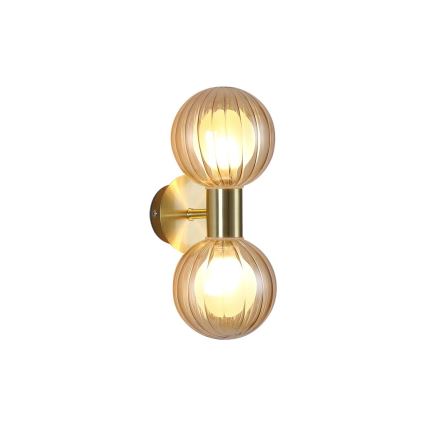 Searchlight - LUMINSPHERE Wall Light 2xG9/7W/230V Brass