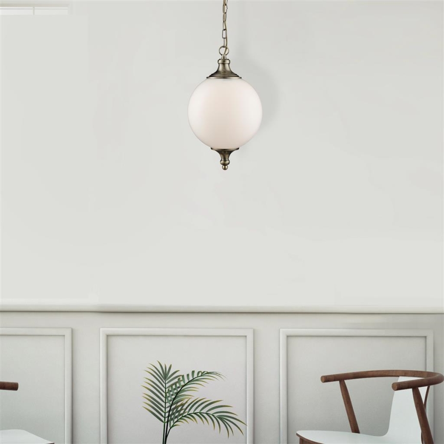Searchlight - Chandelier on a chain VULCAN 1xE27/60W/230V