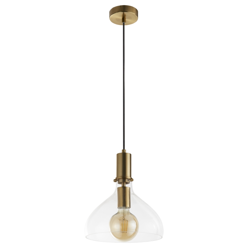 Searchlight - Chandelier on a string MARGARITA 1xE27/60W/230V brass