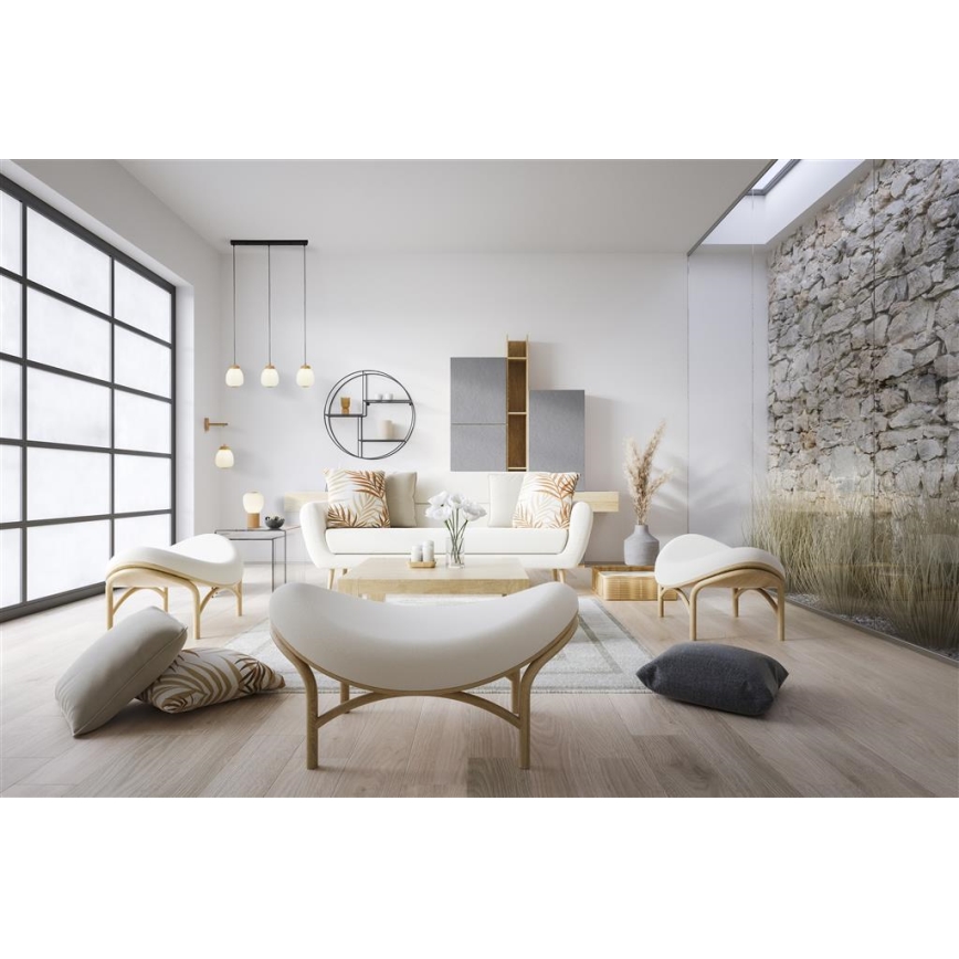 Searchlight - Wall lamp ELLA 1xE14/7W/230V beech