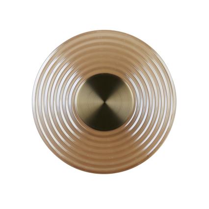 Searchlight - LED Dimmable Wall Light CLEO LED/9.4W/230V Brass