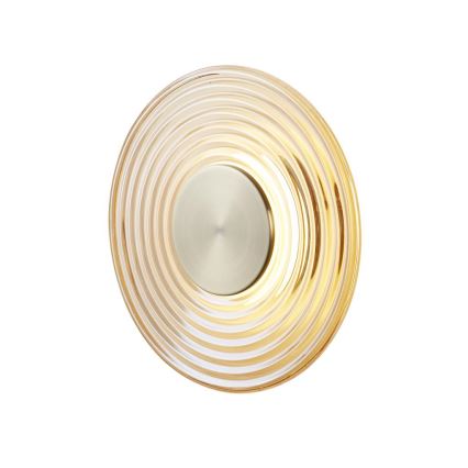 Searchlight - LED Dimmable Wall Light CLEO LED/9.4W/230V Brass