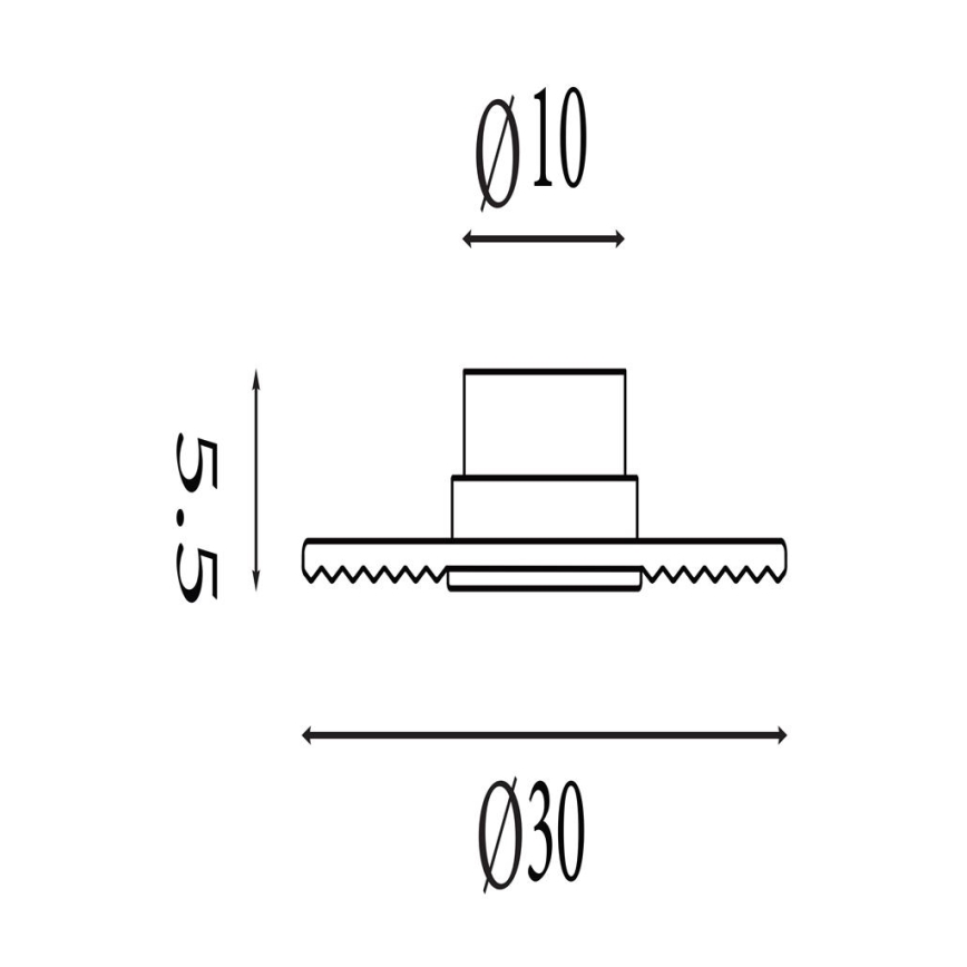 Searchlight - CLEO Dimmable LED Wall Light LED/9,4W/230V grey