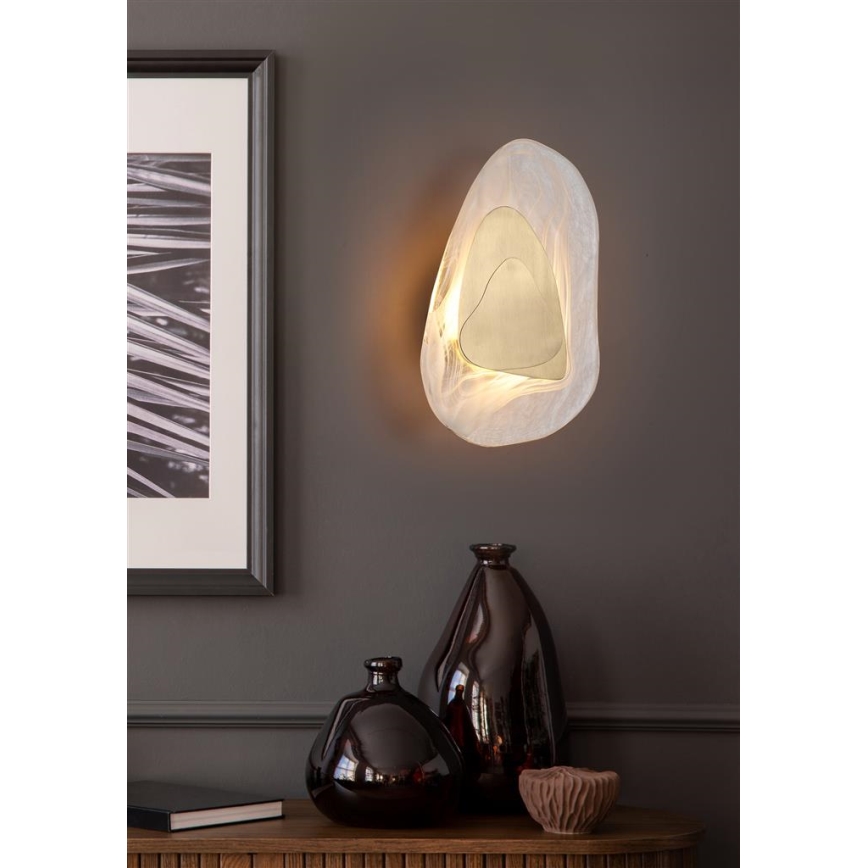 Searchlight - LED Wall Light DESTINY LED/8W/230V White