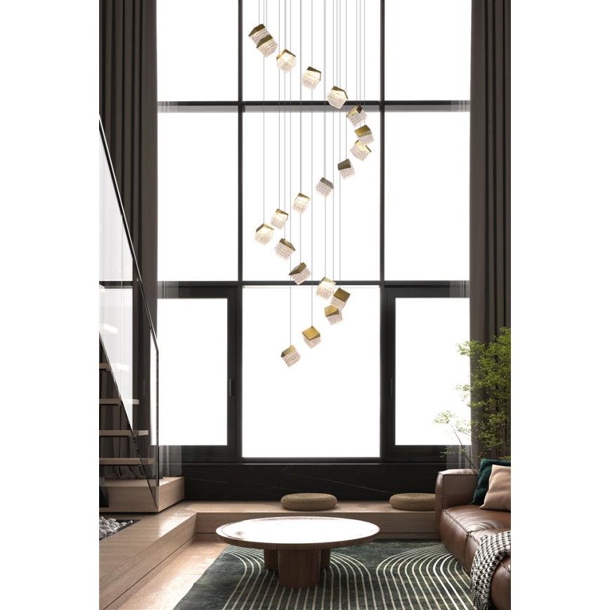 Searchlight - LED Dimmable ceiling light CUBOID LED/10,25W/230V 3000K