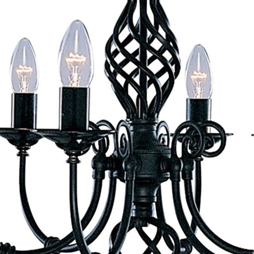 Searchlight - Chandelier on a chain ZANZIBAR 6xE14/60W/230V black