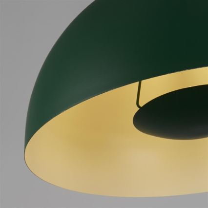 Searchlight - Cable-suspended pendant MARS 1xE27/60W/230V dia. 25 cm green