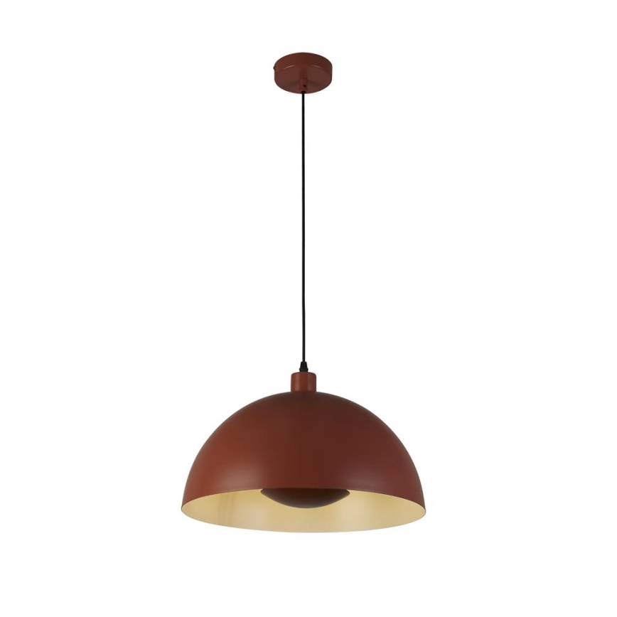 Searchlight - MARS Cable-Hung Pendant 1x E27/60W/230V, dia. 25 cm, Brick Red
