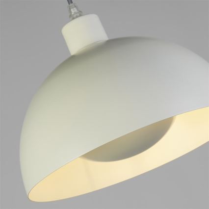 Searchlight - MARS Cable-Hung Pendant 1xE27/60W/230V Ø 40 cm Cream