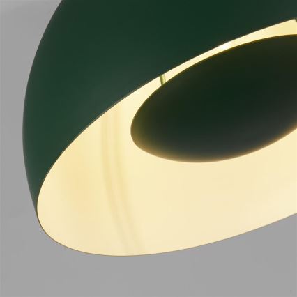 Searchlight - MARS Cable Pendant Light 1xE27/60W/230V Ø 40 cm, Green