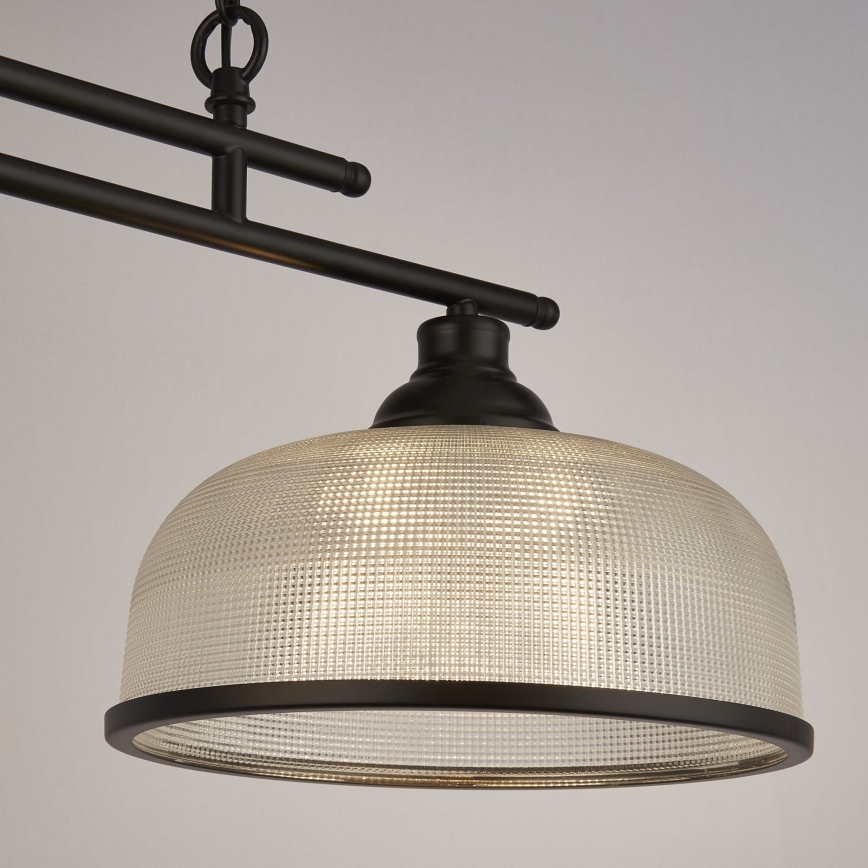 Searchlight - Chandelier on a chain BISTRO 2xE27/60W/230V black
