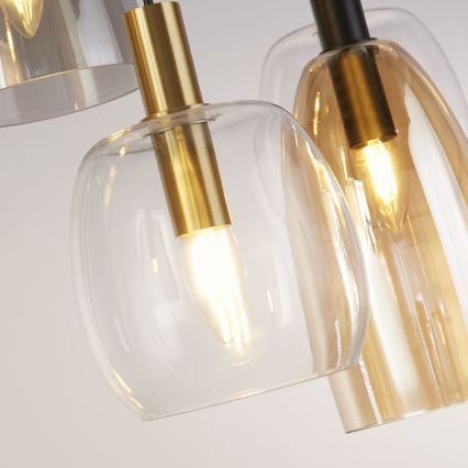 Searchlight - Chandelier on a string DIVINE 6xE14/60W/230V