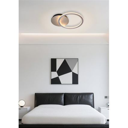 Searchlight - SPECS Dimmable LED Ceiling Light LED/18W/230V 3000K 35x45 cm Brass