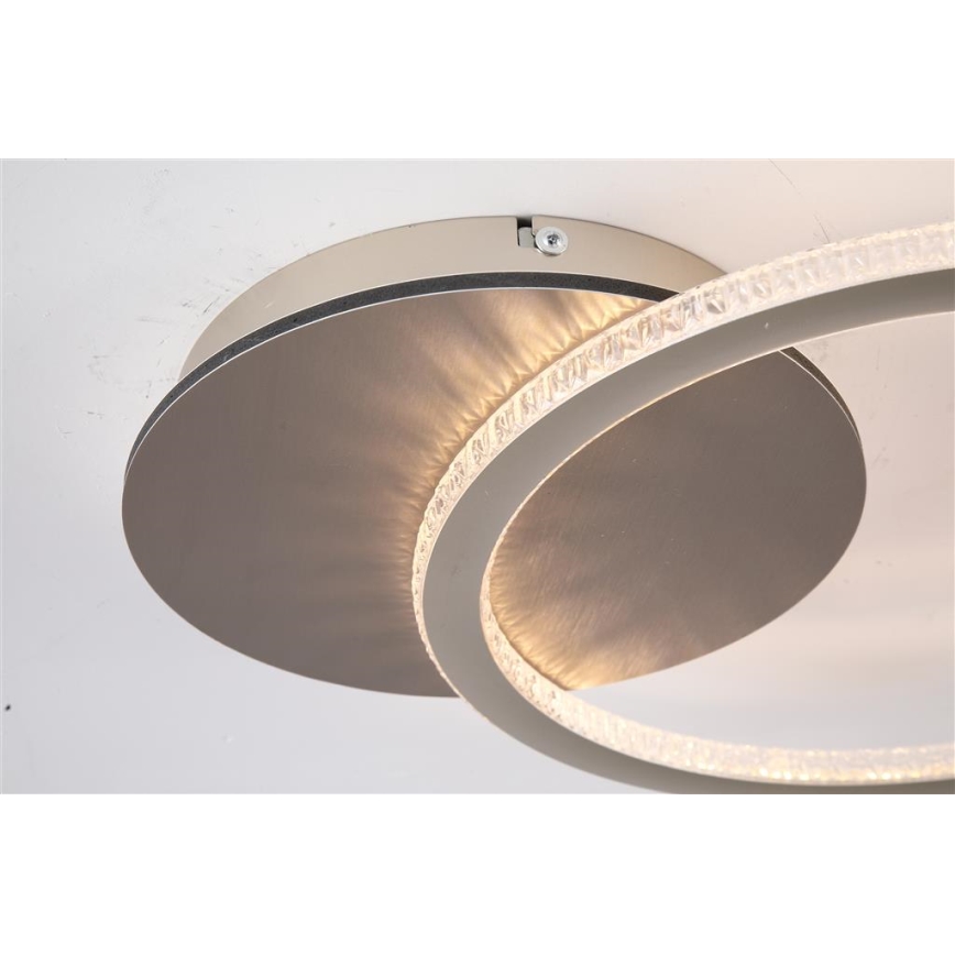Searchlight - SPECS Dimmable LED Ceiling Light LED/18W/230V 3000K 35x45 cm Brass
