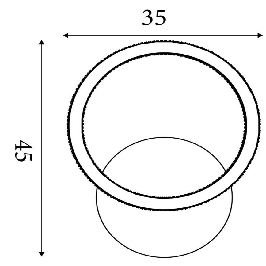 Searchlight - SPECS Dimmable LED Ceiling Light LED/18W/230V 3000K 35x45 cm Brass