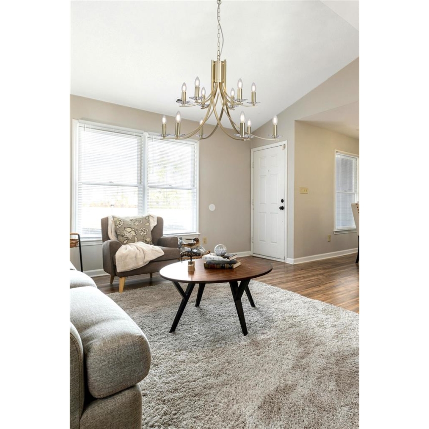 Searchlight - ASCONA Chain-Hung Chandelier 12xE14/60W/230V