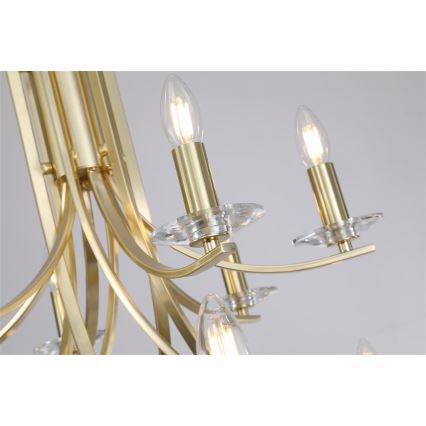 Searchlight - ASCONA Chain-Hung Chandelier 12xE14/60W/230V