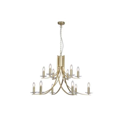Searchlight - ASCONA Chain-Hung Chandelier 12xE14/60W/230V