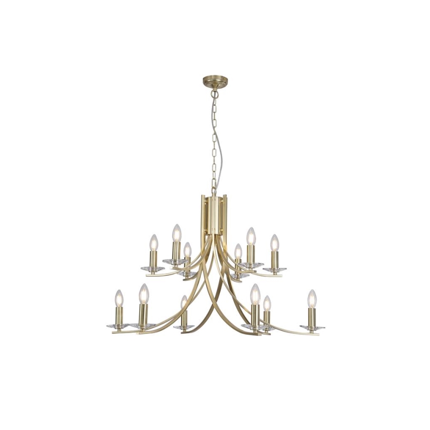 Searchlight - ASCONA Chain-Hung Chandelier 12xE14/60W/230V
