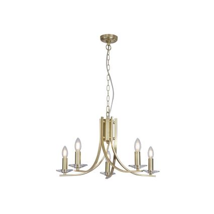Searchlight - ASCONA Chain-Hung Chandelier 5xE14/60W/230V