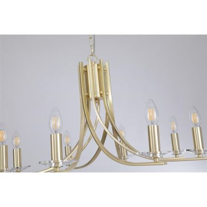 Searchlight - Chain-hung chandelier ASCONA 8xE14/60W/230V