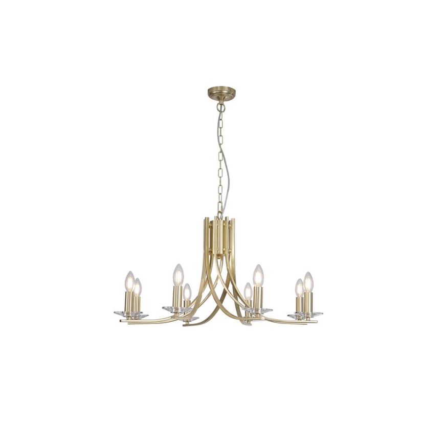 Searchlight - Chain-hung chandelier ASCONA 8xE14/60W/230V