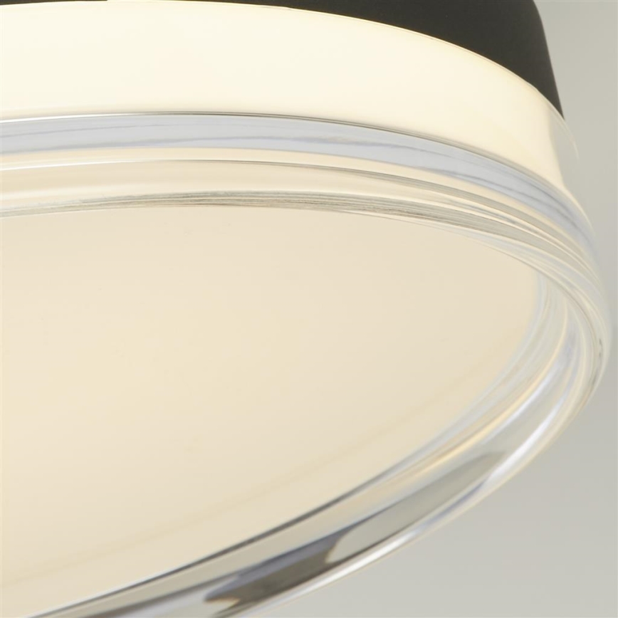 Searchlight - LED Ceiling Light CYPRUS LED/21W/230V Ø 30 cm black