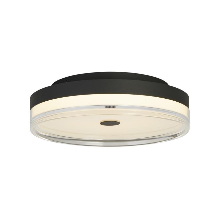 Searchlight - CYPRUS LED Ceiling Light LED/29W/230V, Ø 40 cm, Black