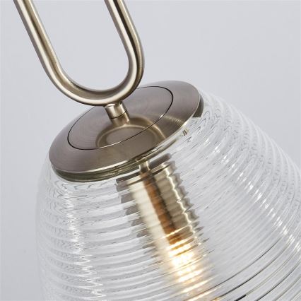 Searchlight - Chandelier on a string ELIXIR 1xE27/60W/230V transparent