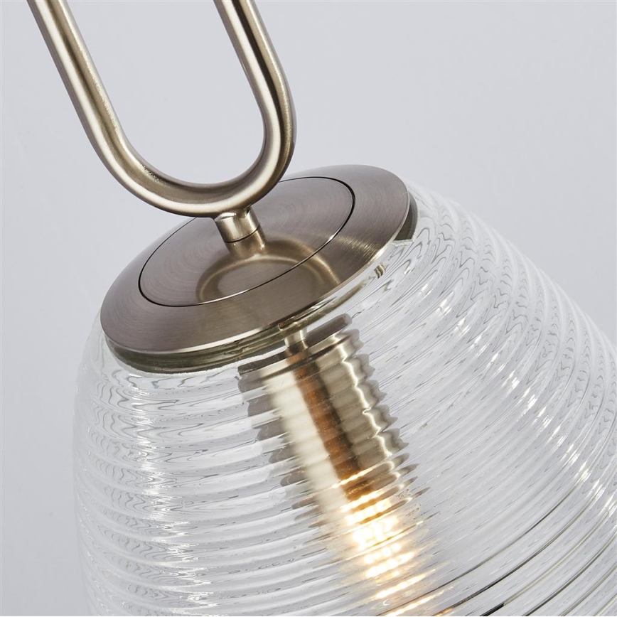 Searchlight - Chandelier on a string ELIXIR 1xE27/60W/230V transparent