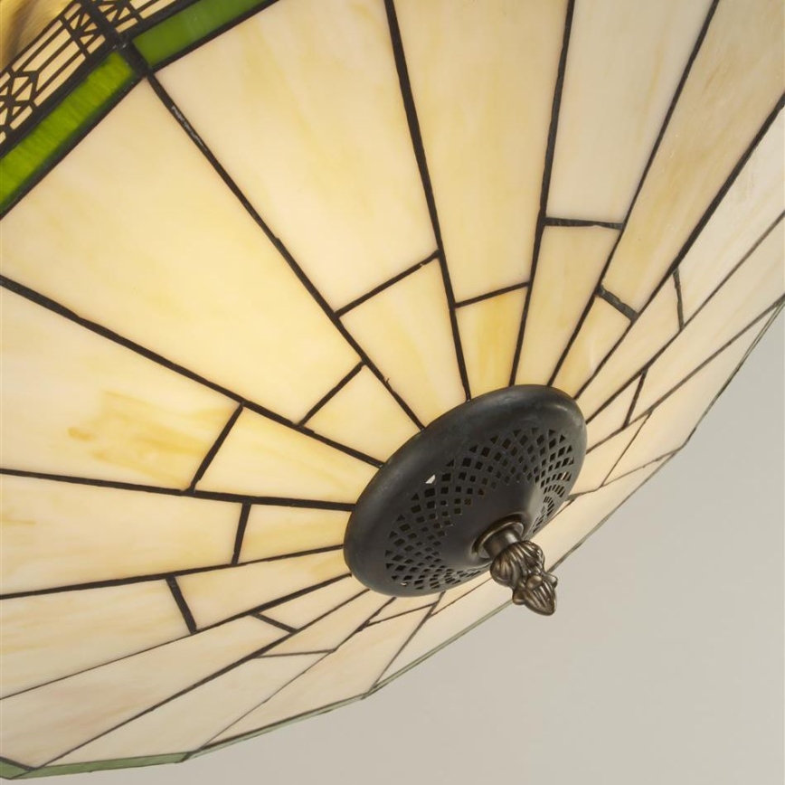 Searchlight - Tiffany surface-mounted chandelier NEW YORK 2xE14/40W/230V