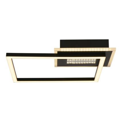 Searchlight - LED Dimmable ceiling light QUADRATE LED/24W/230V 36x36 cm black