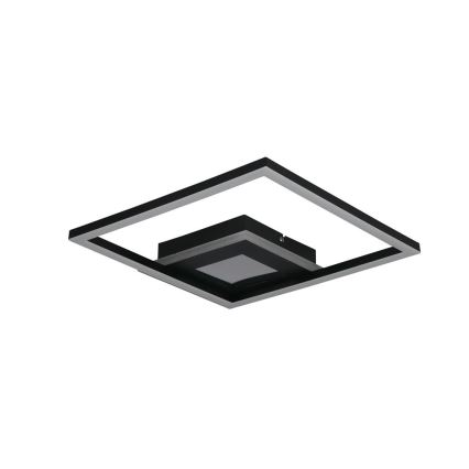 Searchlight - LED Dimmable ceiling light QUADRATE LED/24W/230V 36x36 cm black