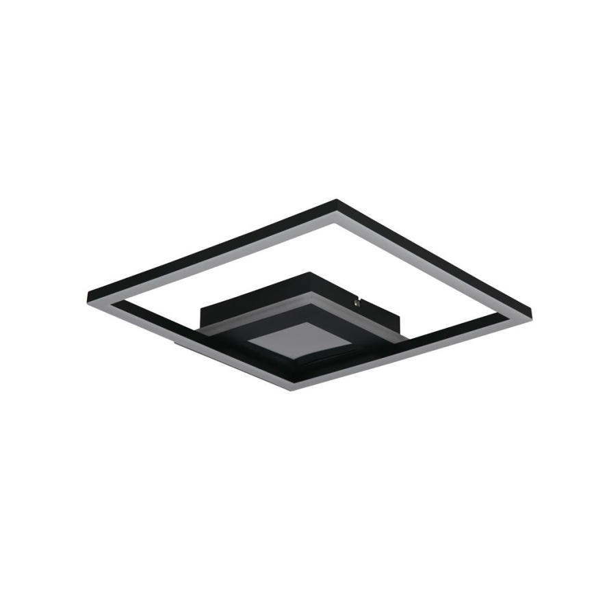 Searchlight - LED Dimmable ceiling light QUADRATE LED/24W/230V 36x36 cm black