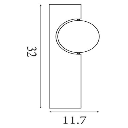 Searchlight - RADIANCE ceiling light 3xE27/60W/230V Ø 37.5 cm black