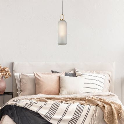 Searchlight - Chandelier on a string PIPETTE 1xE27/60W/230V matte