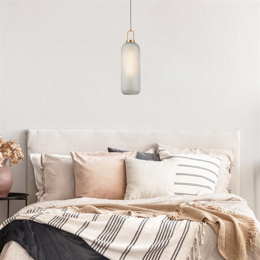 Searchlight - Chandelier on a string PIPETTE 1xE27/60W/230V matte