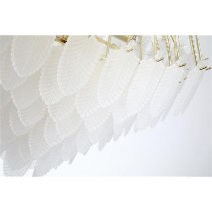 Searchlight - FEATHER chain-hung chandelier 10xE14/60W/230V